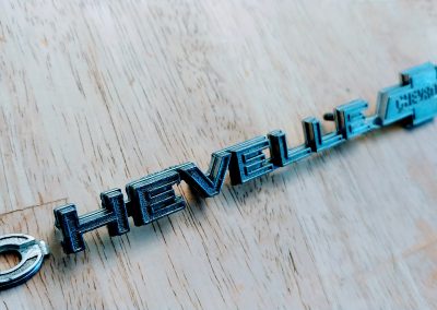 1973 Chevelle emblem letter casting